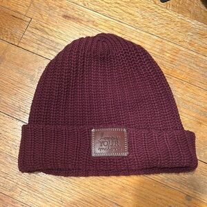 Maroon love your melon beanie